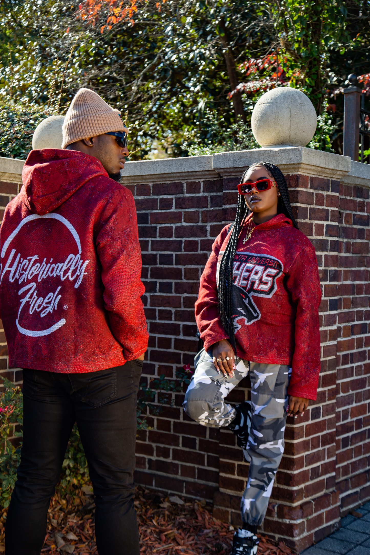 Clark Atlanta University Tapestry Hoodie Sweater