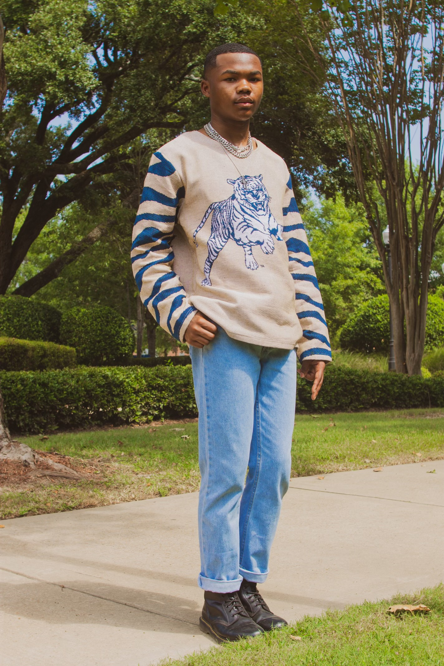 Jackson State Tiger Tapestry Sweater