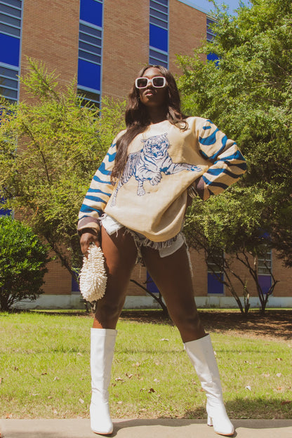 Jackson State Tiger Tapestry Sweater